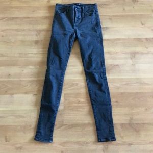 J Brand Maria High Rise Skinny Jeans Faded Vanity